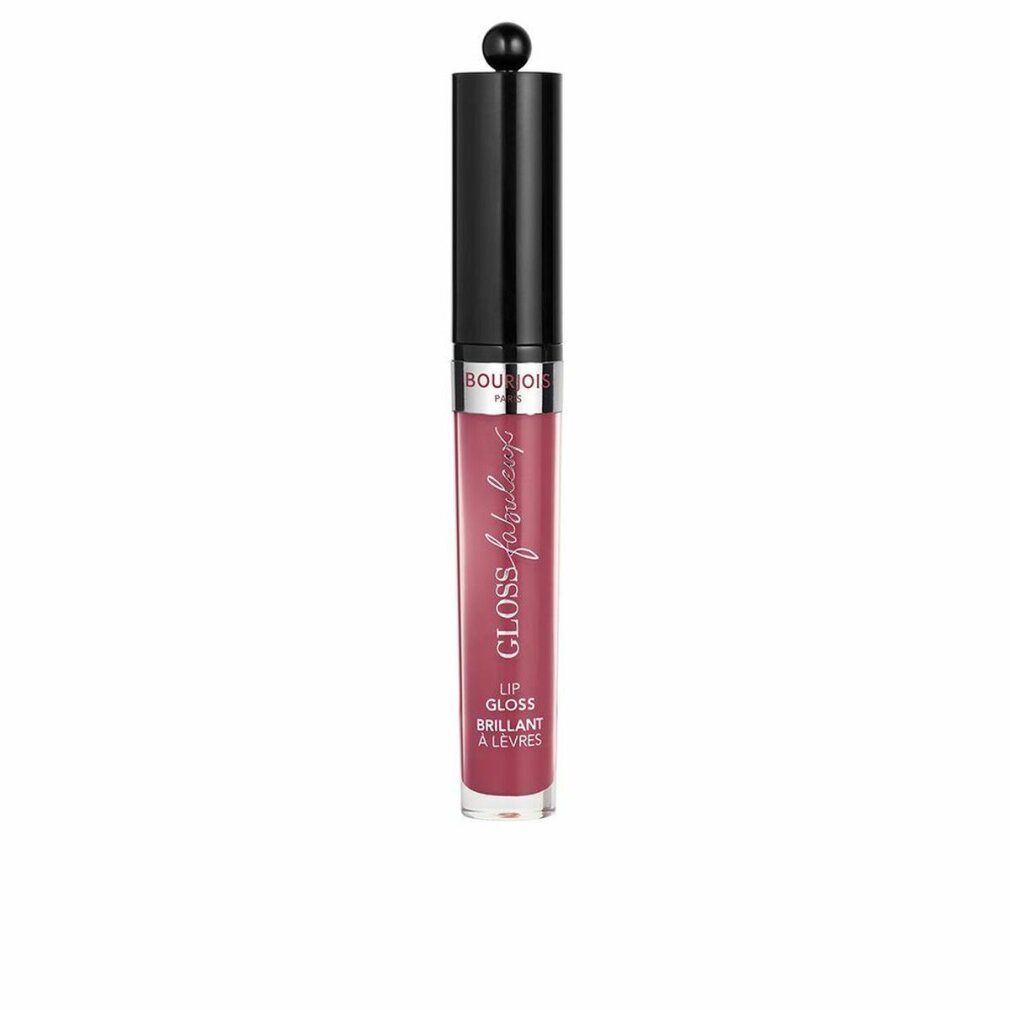 Lipgloss in einer transparenten Tube mit schwarzem Deckel. Aufschrift: Gloss Fabuleux, Lip Gloss, Brillant à Lèvres. Farbe: 08 Berry Talented.
