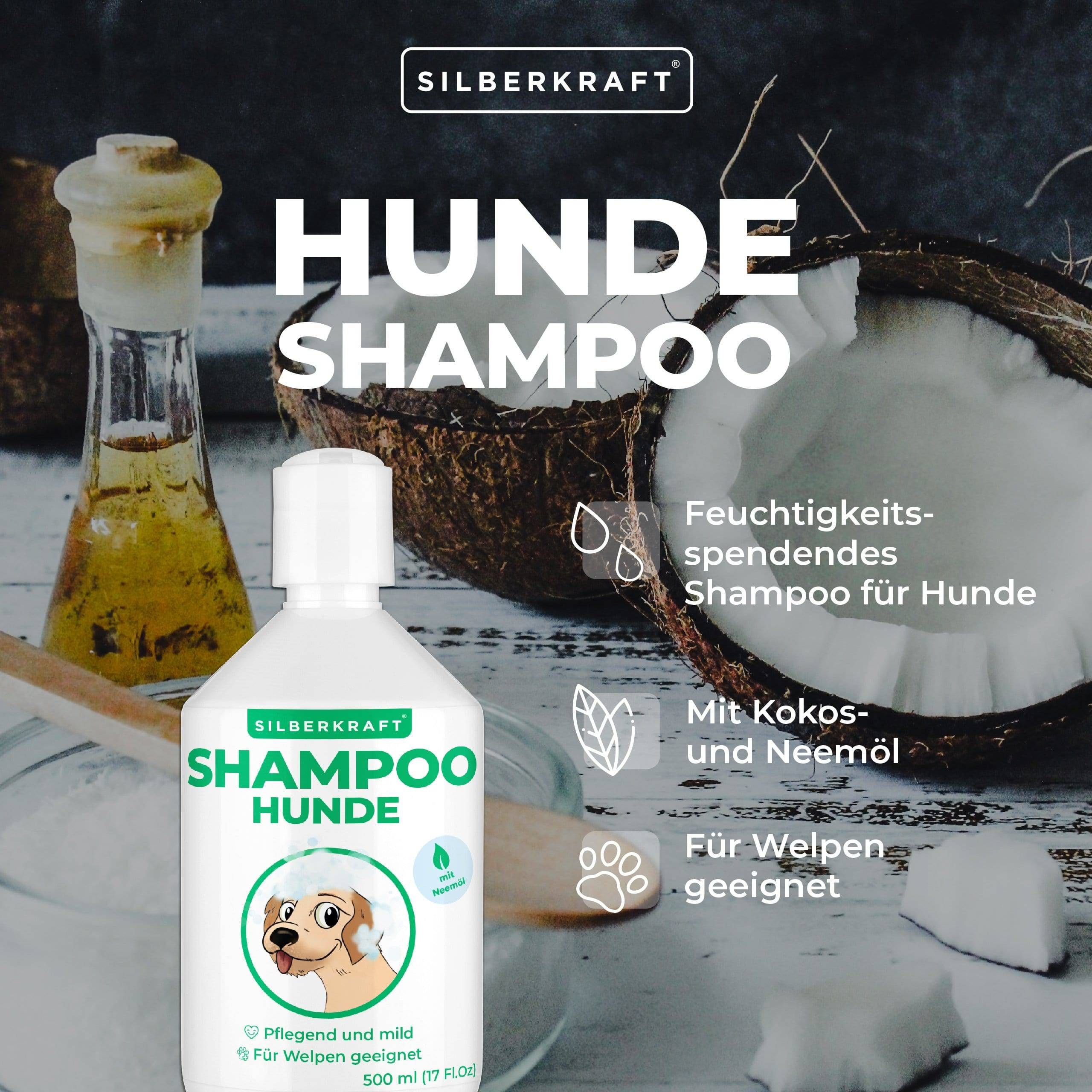 SILBERKRAFT Neemöl Hundeshampoo