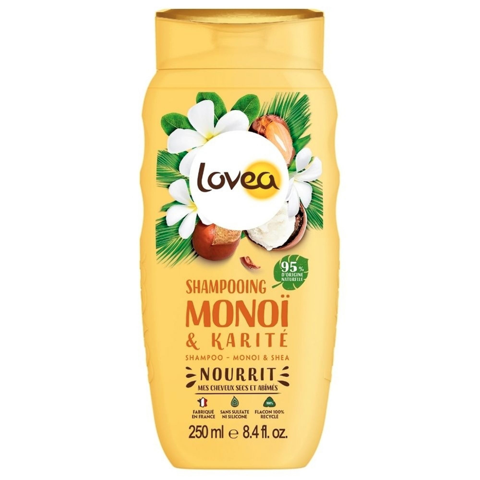 Lovea Shampoo Monoï & Karité 7,5x3,4x16,4 cm