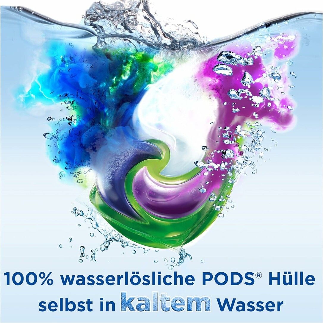 Ariel Waschmittel Pods All-in-1, Color+ Extra Faserpflege Waschmittel, 68 Waschladungen, Farbschutz