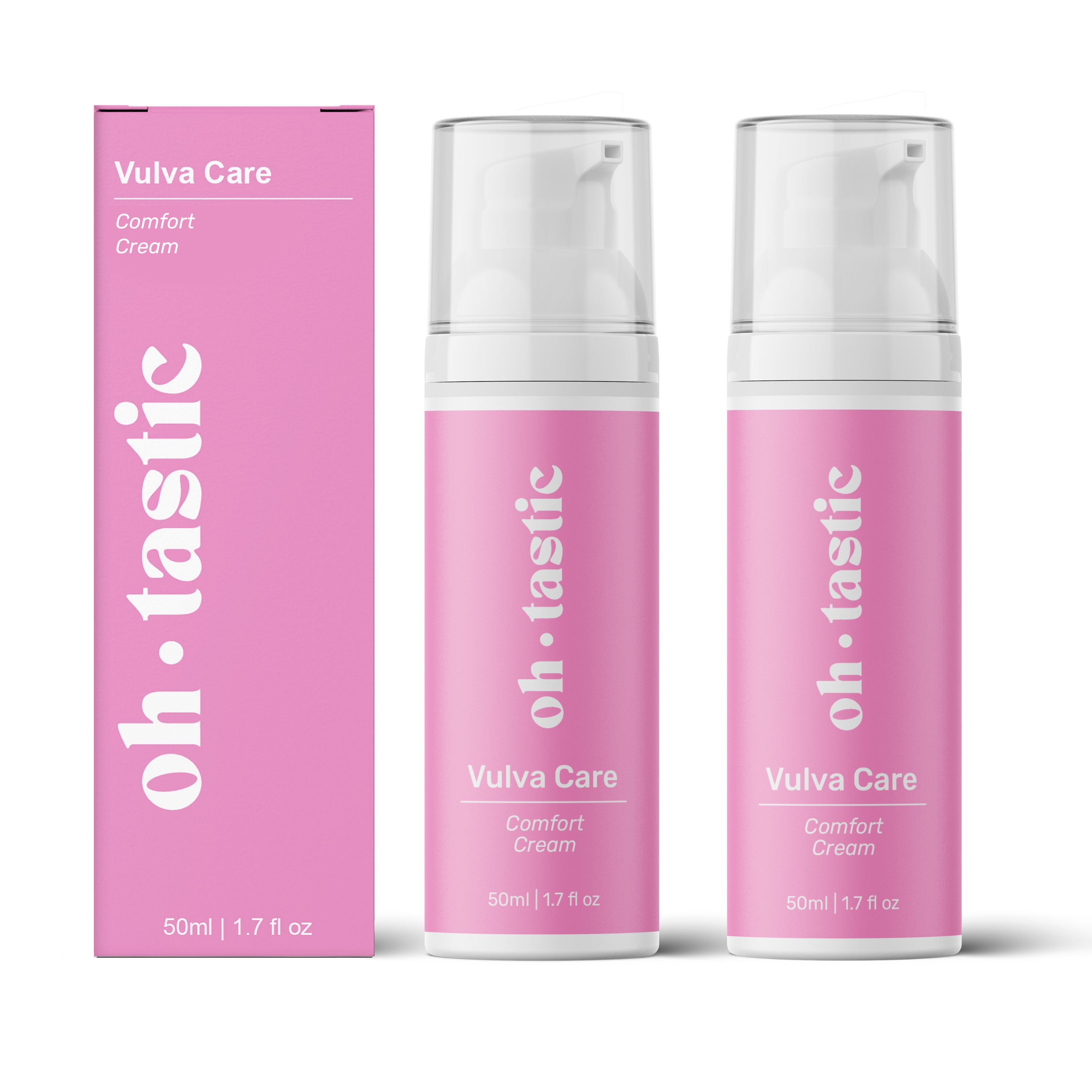 ohtastic Natürliche Vaginal Creme 2x50 ml Vaginalcreme