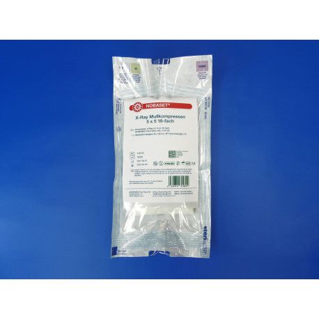 NOBA Nobaset X-Ray Mullkompressen 12-lagig 10 cm x 12,5 cm P10