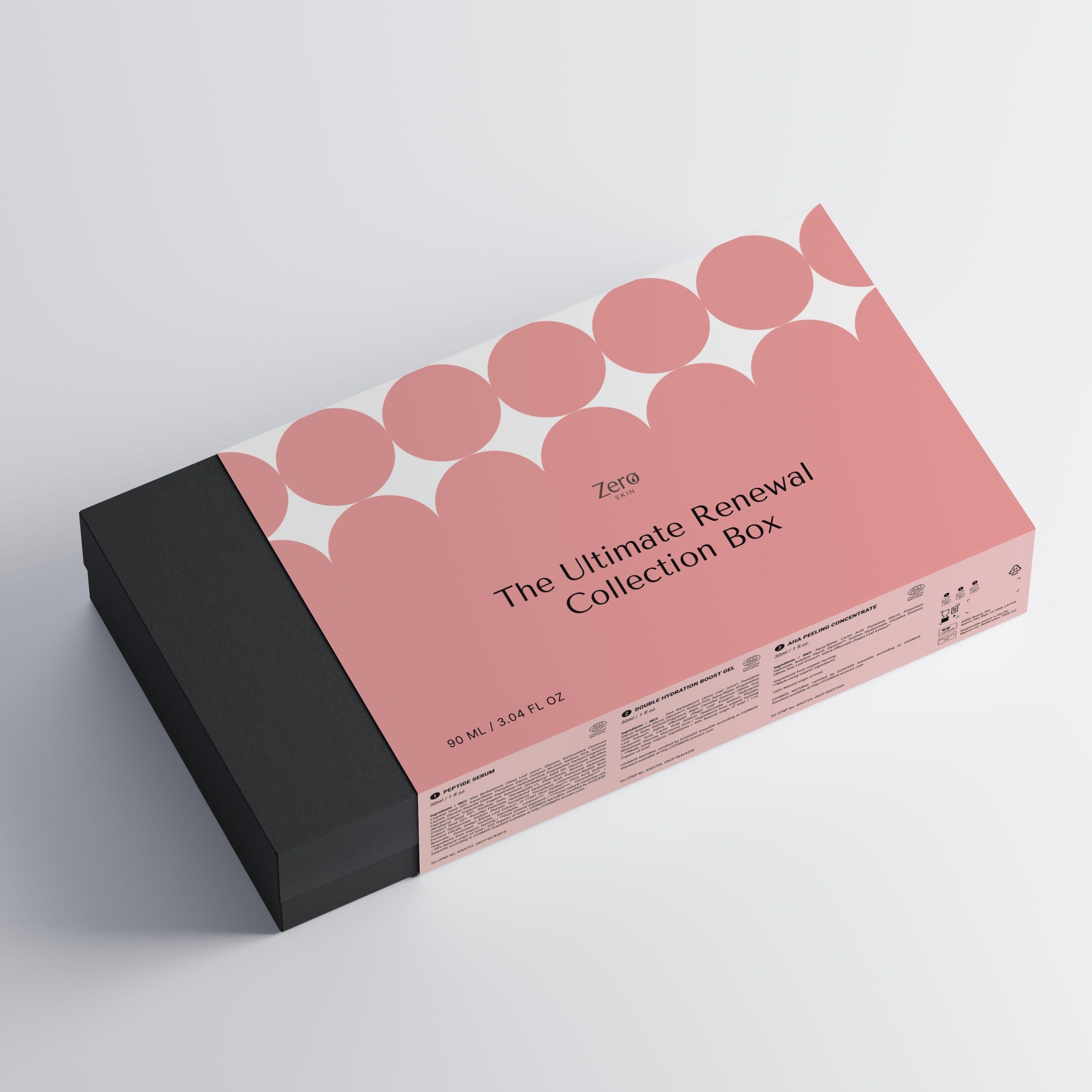 Zero Skin Ultimate Renewal Collection Box, hydratisierend und glättend für trockene Haut