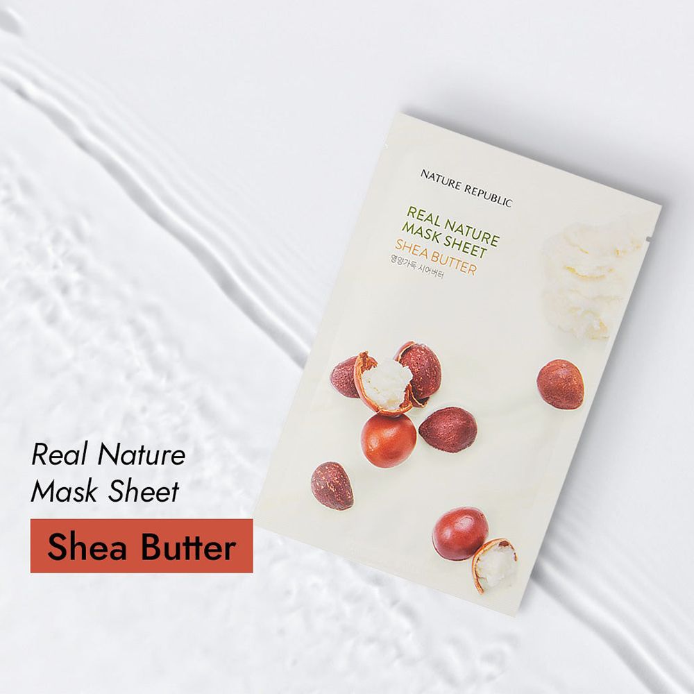 NATURE REPUBLIC Real Nature Shea Butter Sheet Face Mask