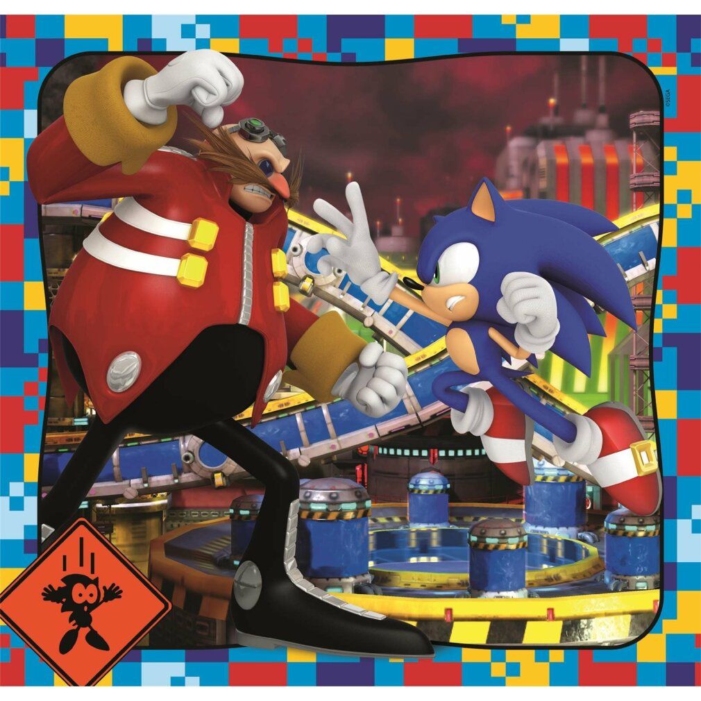 Sonic the Hedgehog puzzle 3x48pcs