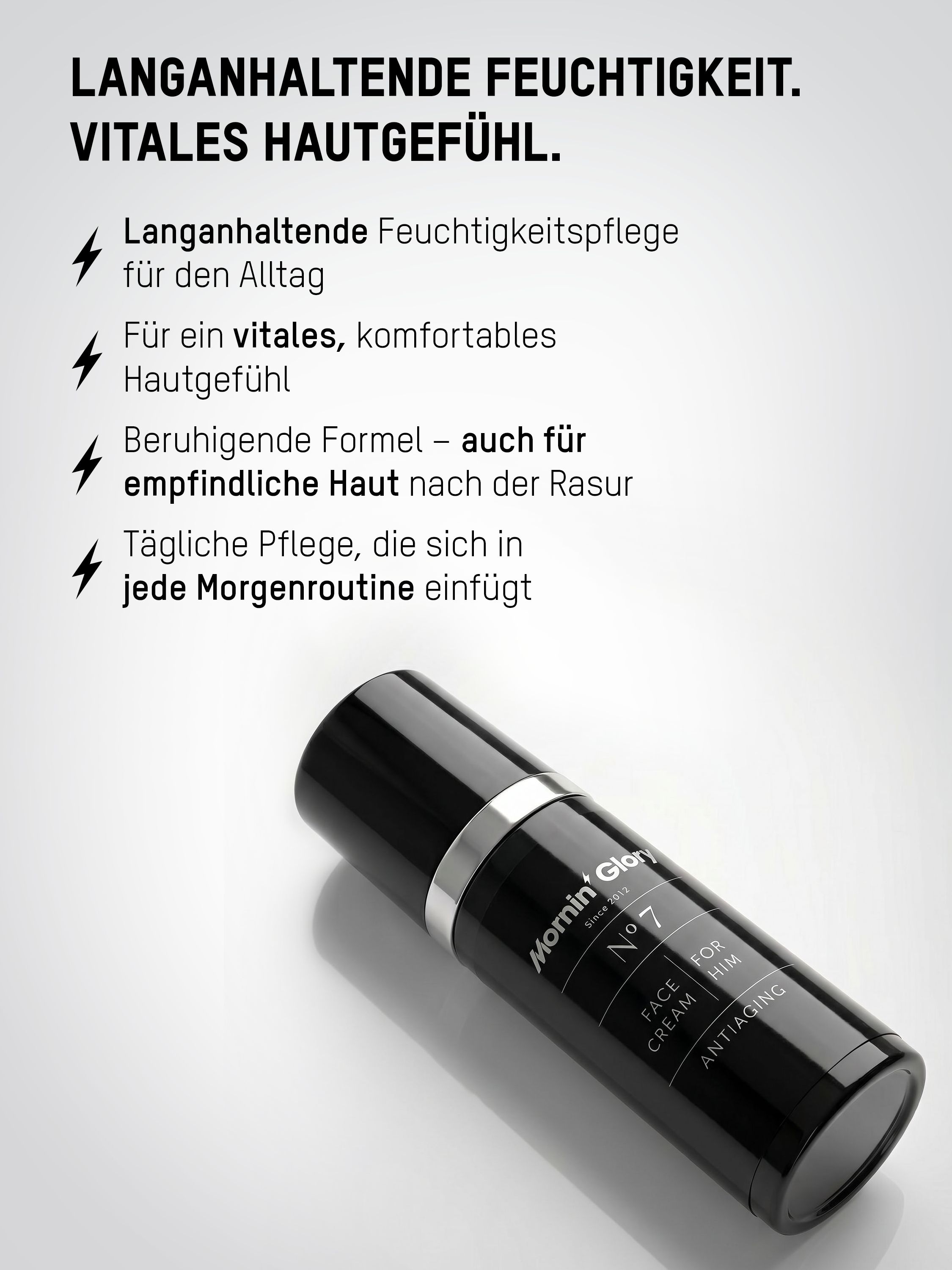 Mornin’ Glory N°7 – Anti-Falten Gesichtscreme für Männer