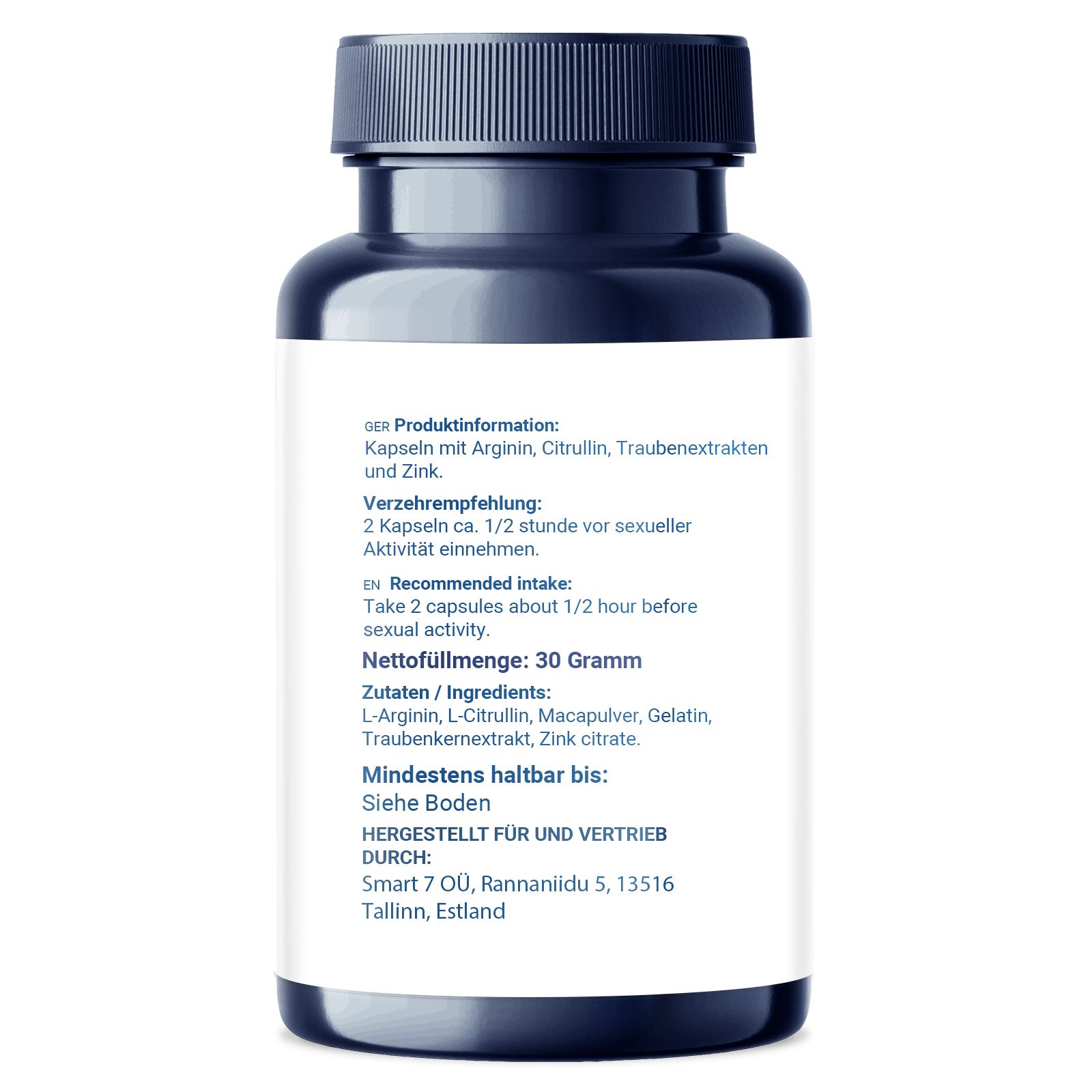 Saint Nutrition® | KM-GRA Forte | Potenz Kapseln | Testosteron Booster für Männer