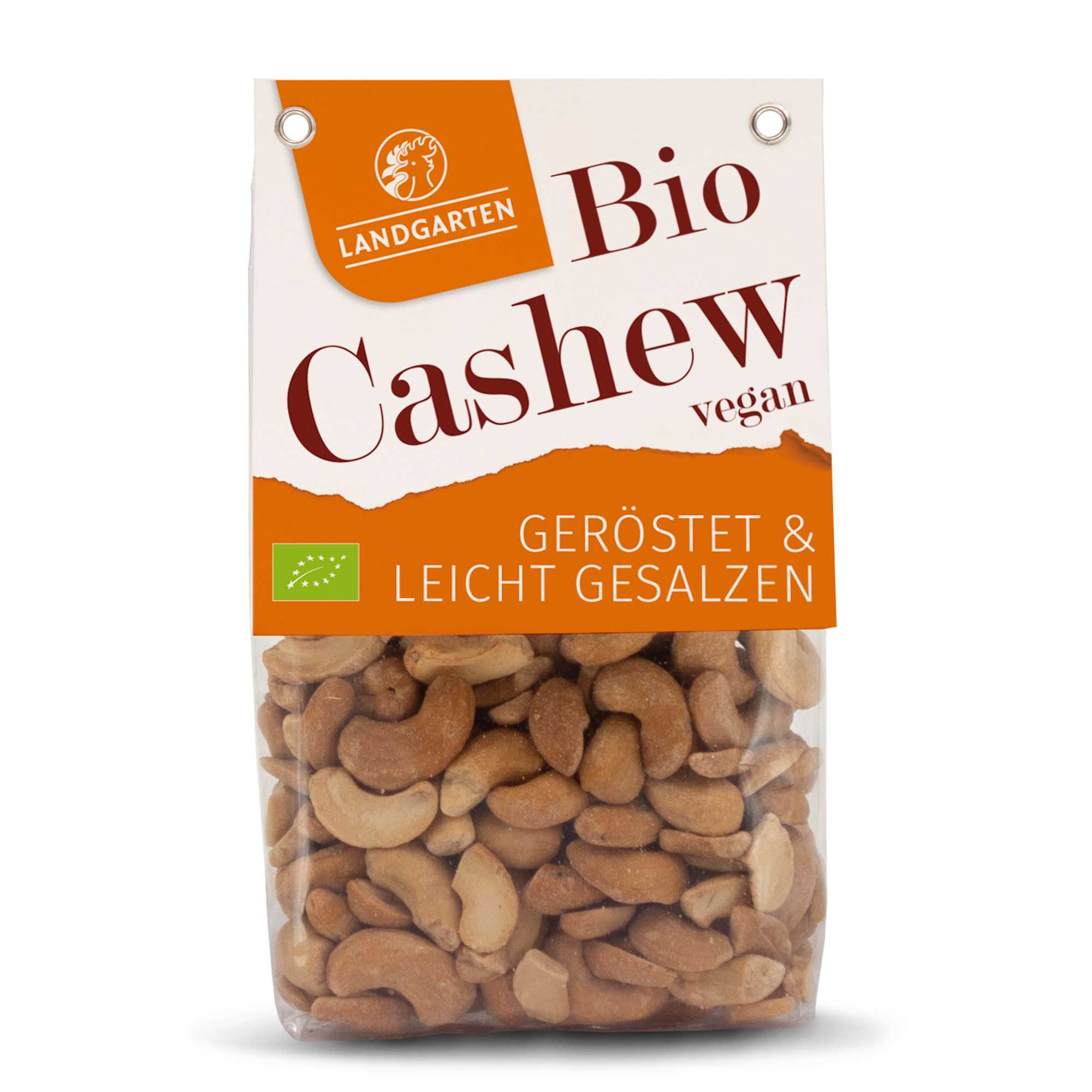 Bio Cashews geröstet & leicht gesalzen 160 g