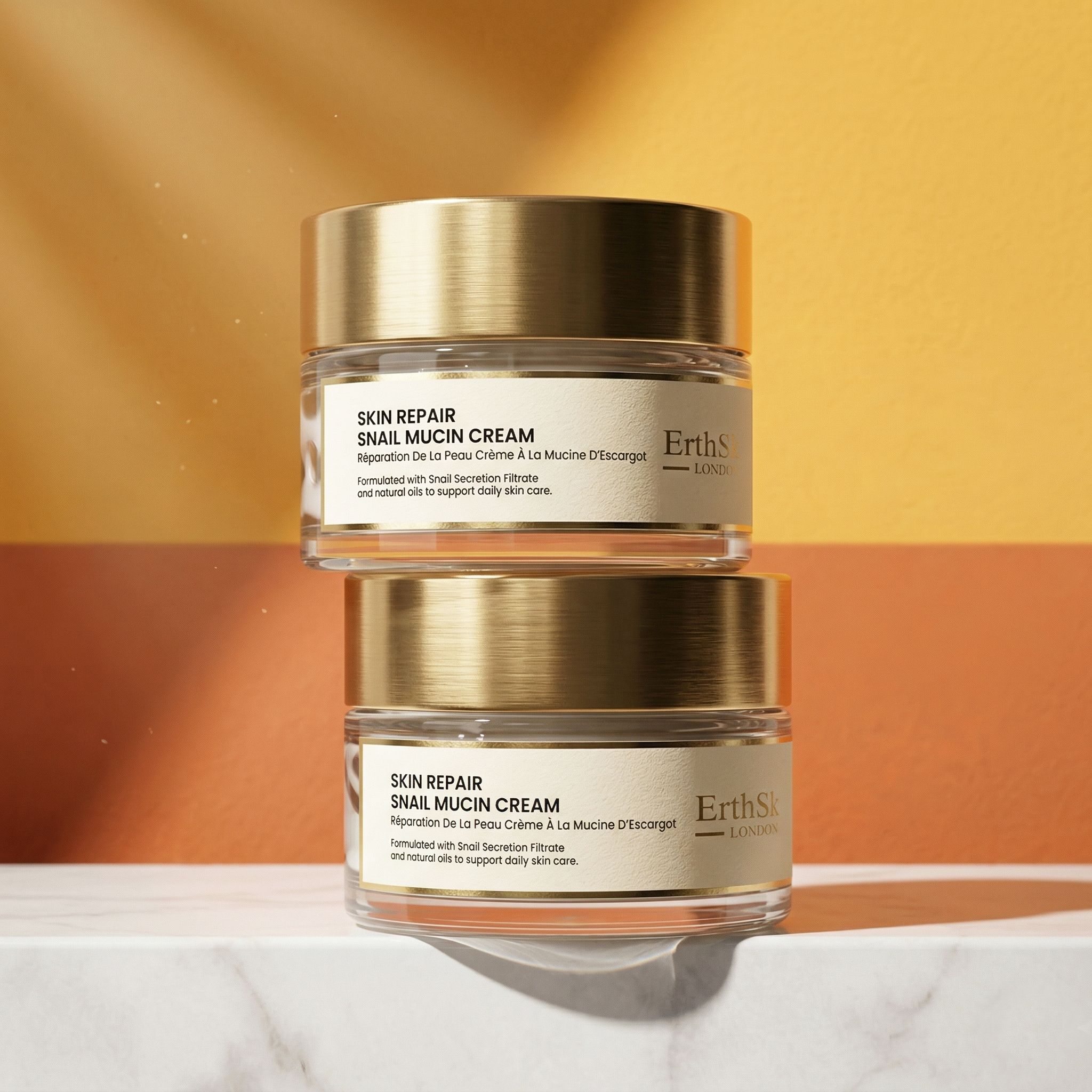 ErthSkin London Hautreparaturcreme mit Schneckenschleim