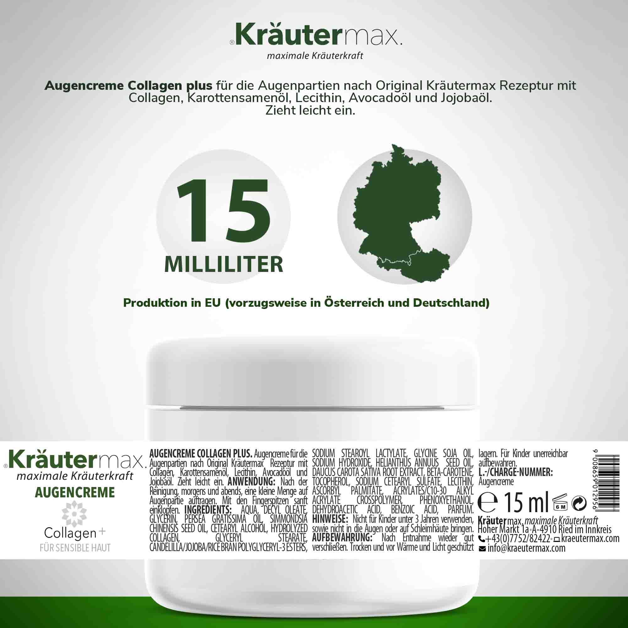 Kräutermax Collagen Augencreme