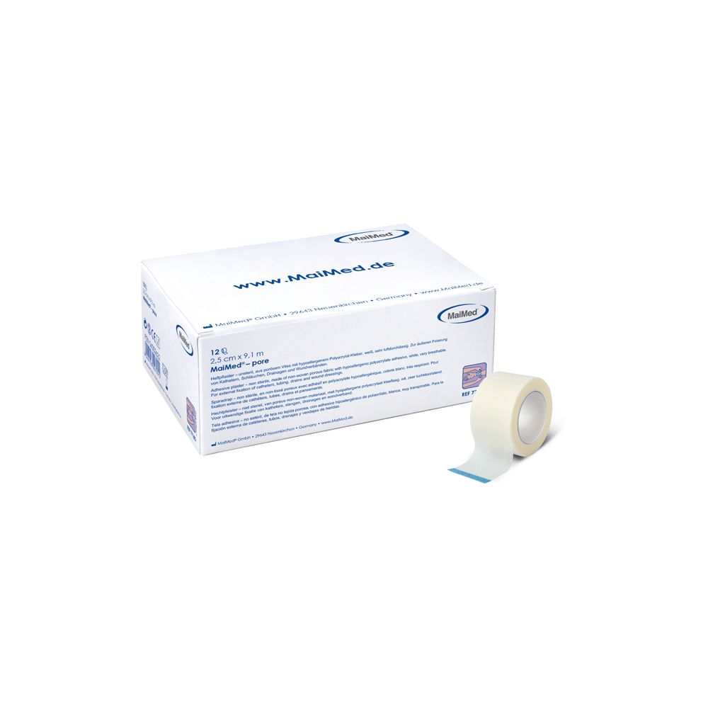 MaiMed pore Rollenpflaster 2,5 cm x 9,1 m