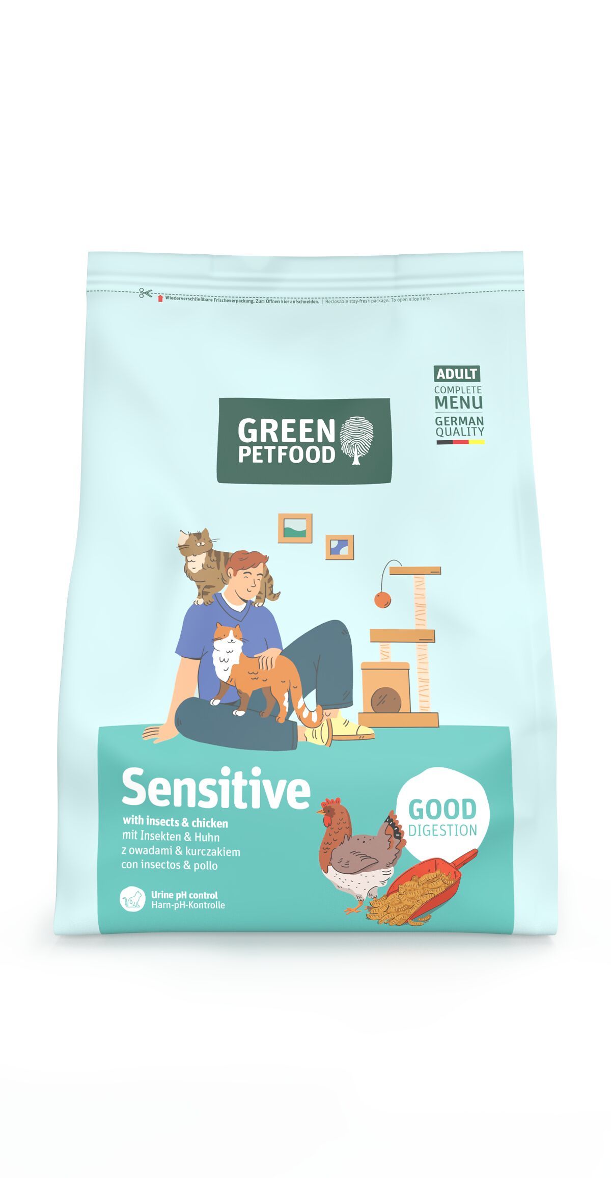 GPF Cat Sensitive with Insects 5x300g