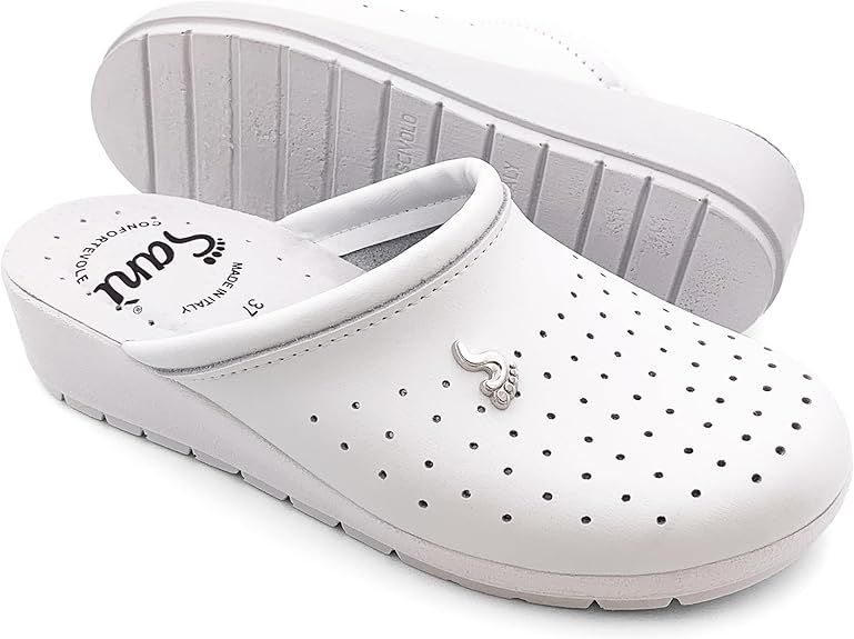 Sanì Ciabatte Sanitarie Anatomiche in pelle