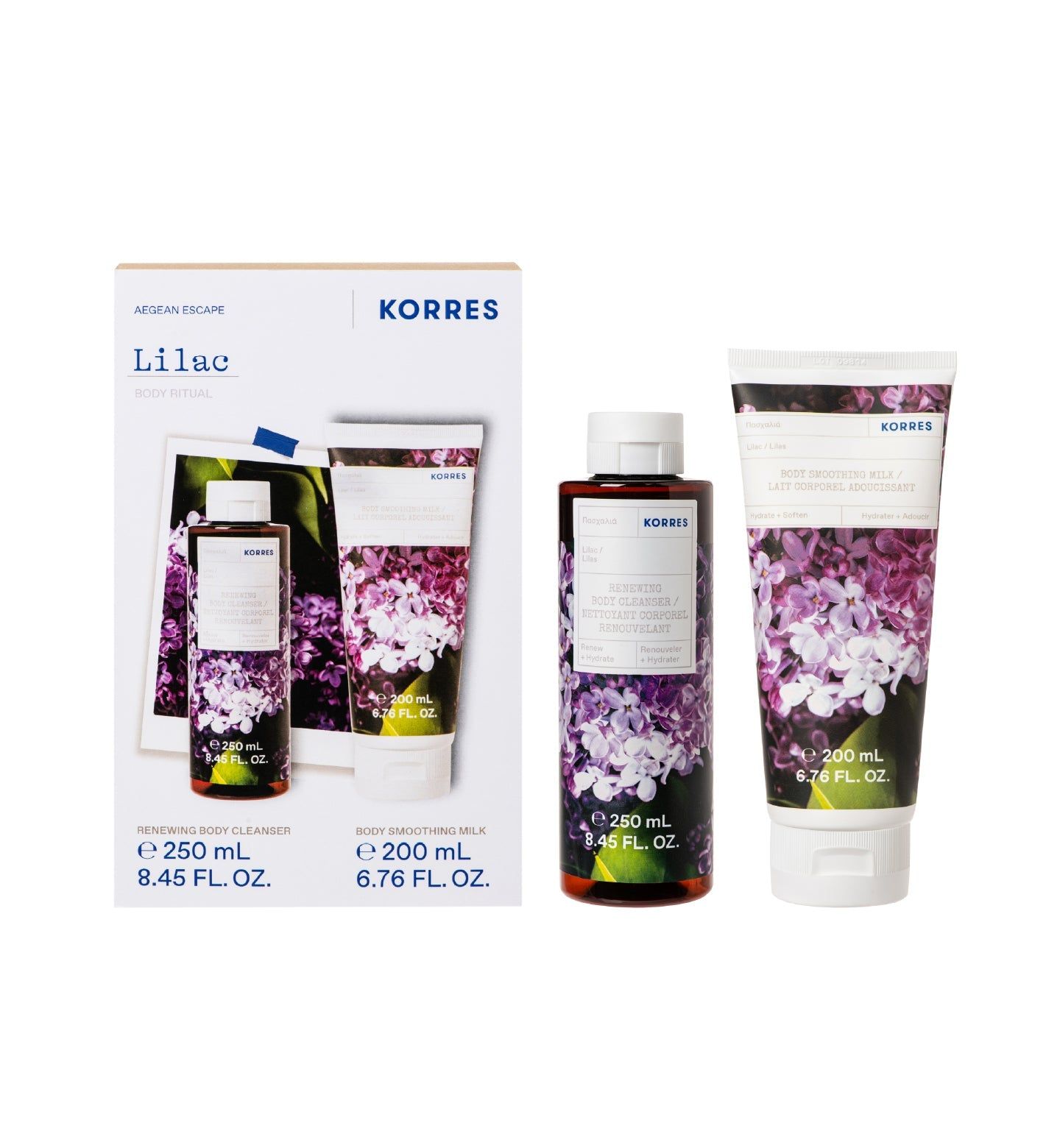KORRES LILAC Körperpflegeritual Set