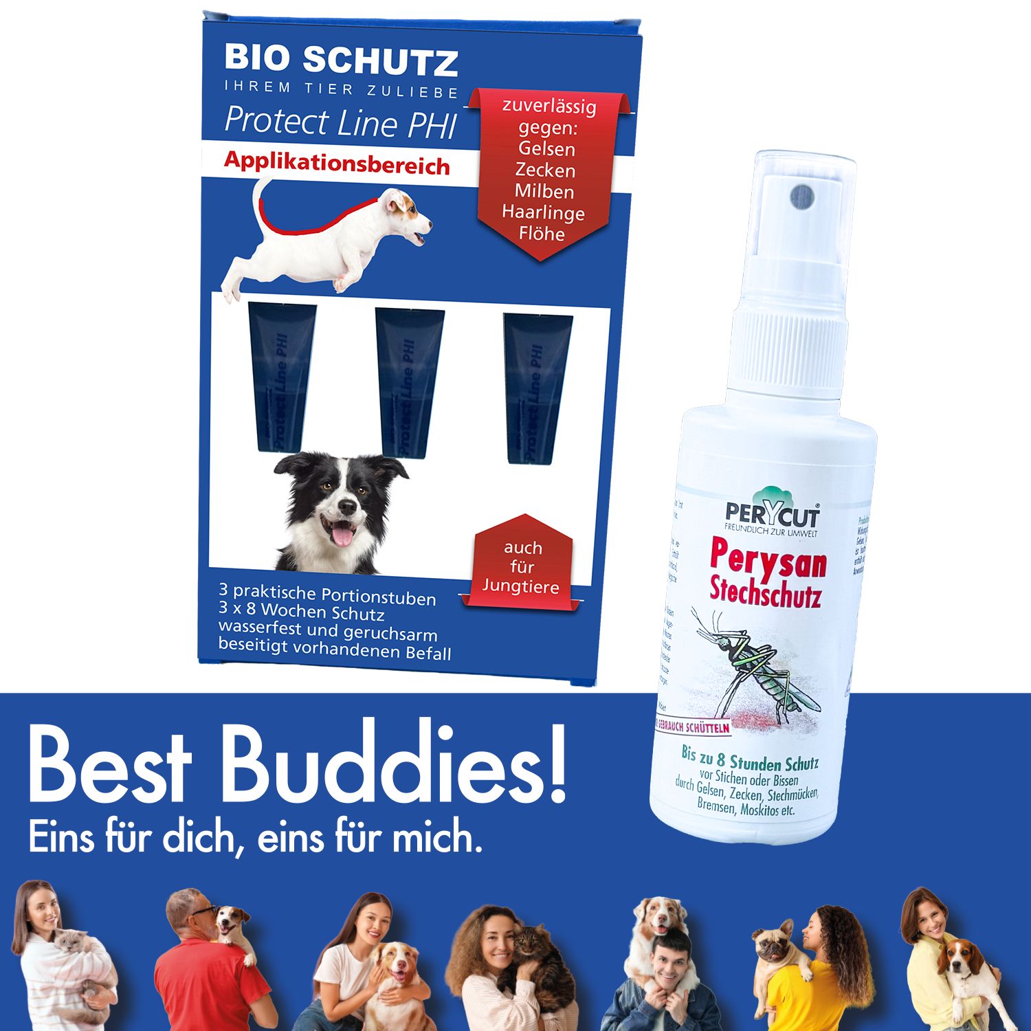 Buddy Set - Mensch&Tier Stech- und Zeckenschutz