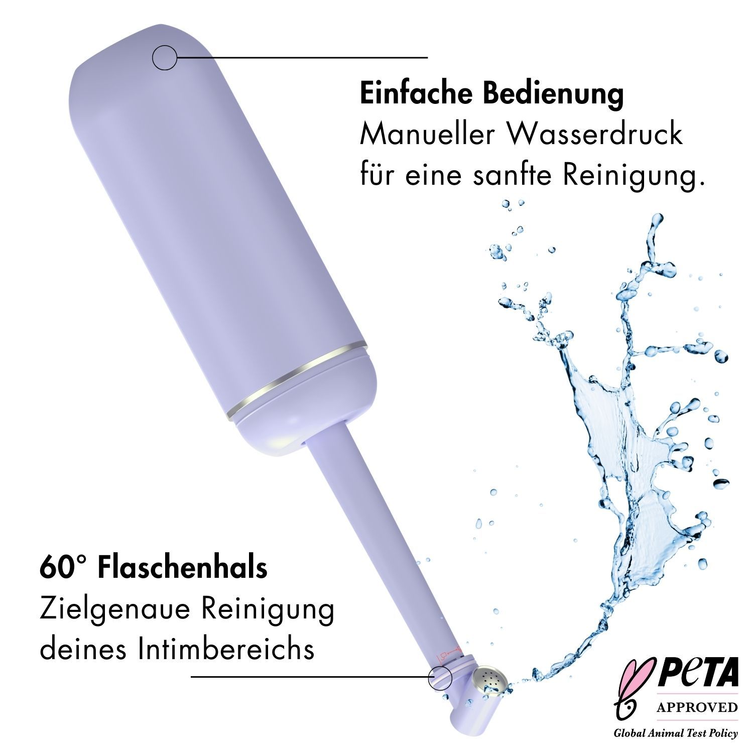 MyClarella® Intimdusche Podusche - Peri Bottle 1 St