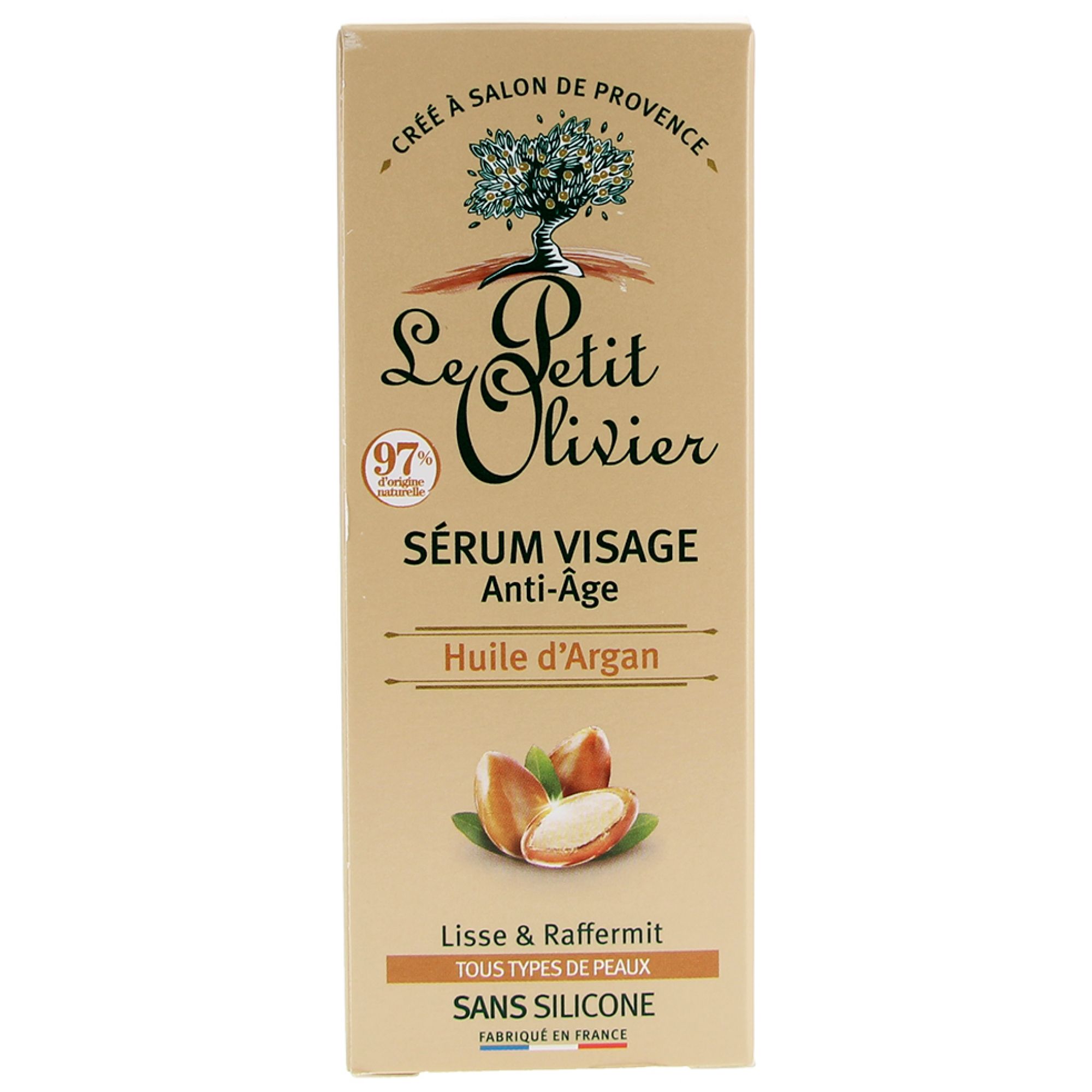 Le Petit Olivier Anti-Aging-Gesichtsserum Arganöl 3,8x4,7x12,1 cm