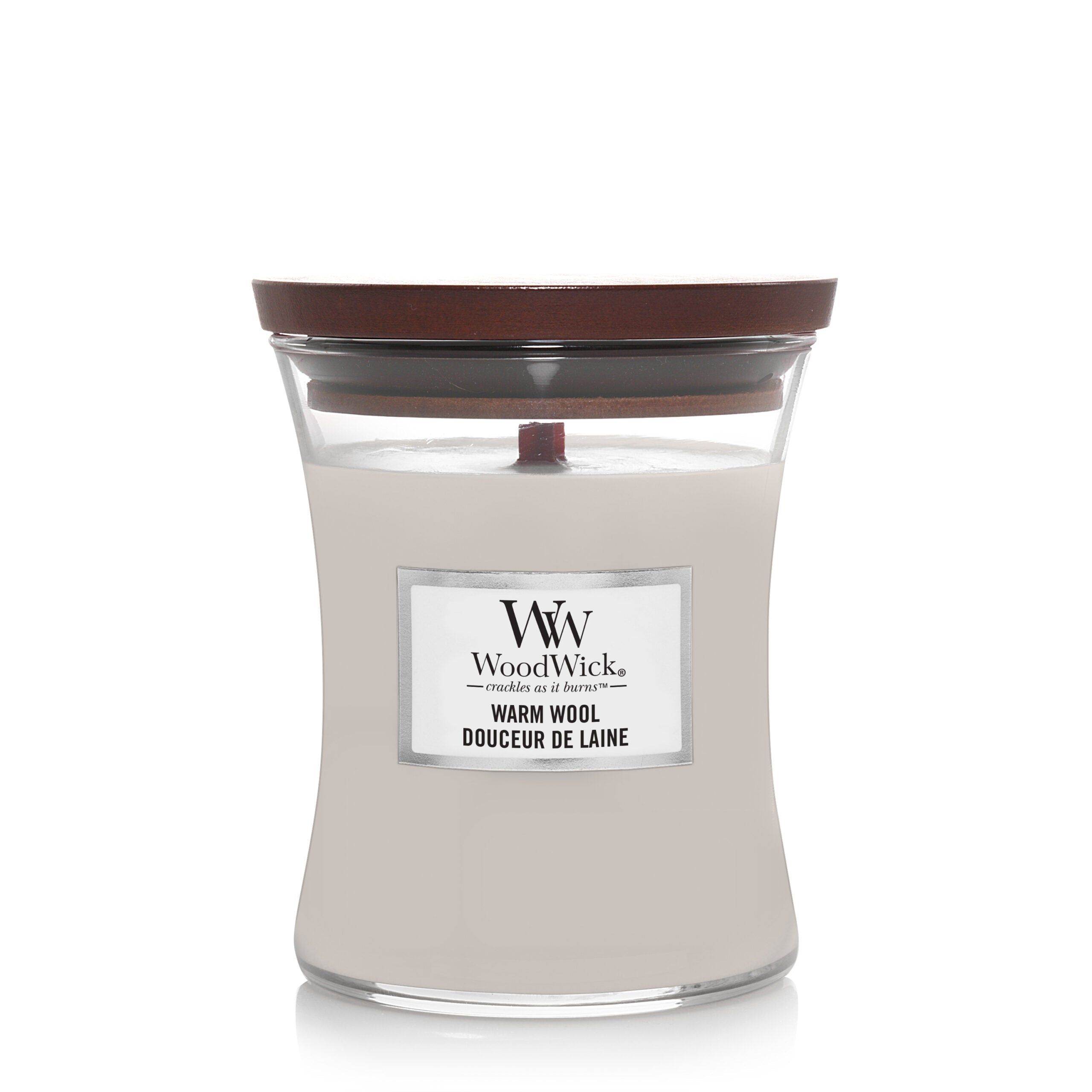 WoodWick - Kerzen in Sanduhrform - Medium Hourglass Warm Wool