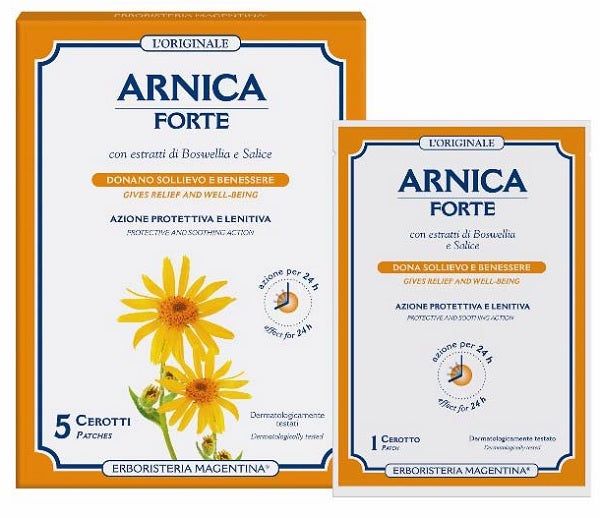 Arnica Forte Pflaster 5 Stück Erboristeria Magentina