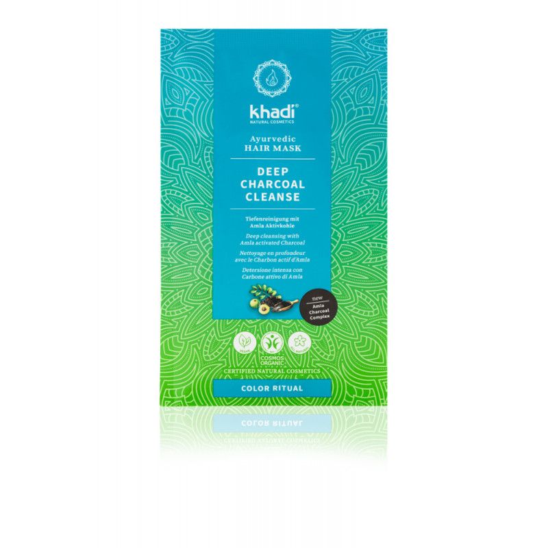 Khadi - deep charcoal cleanse Haarmaske