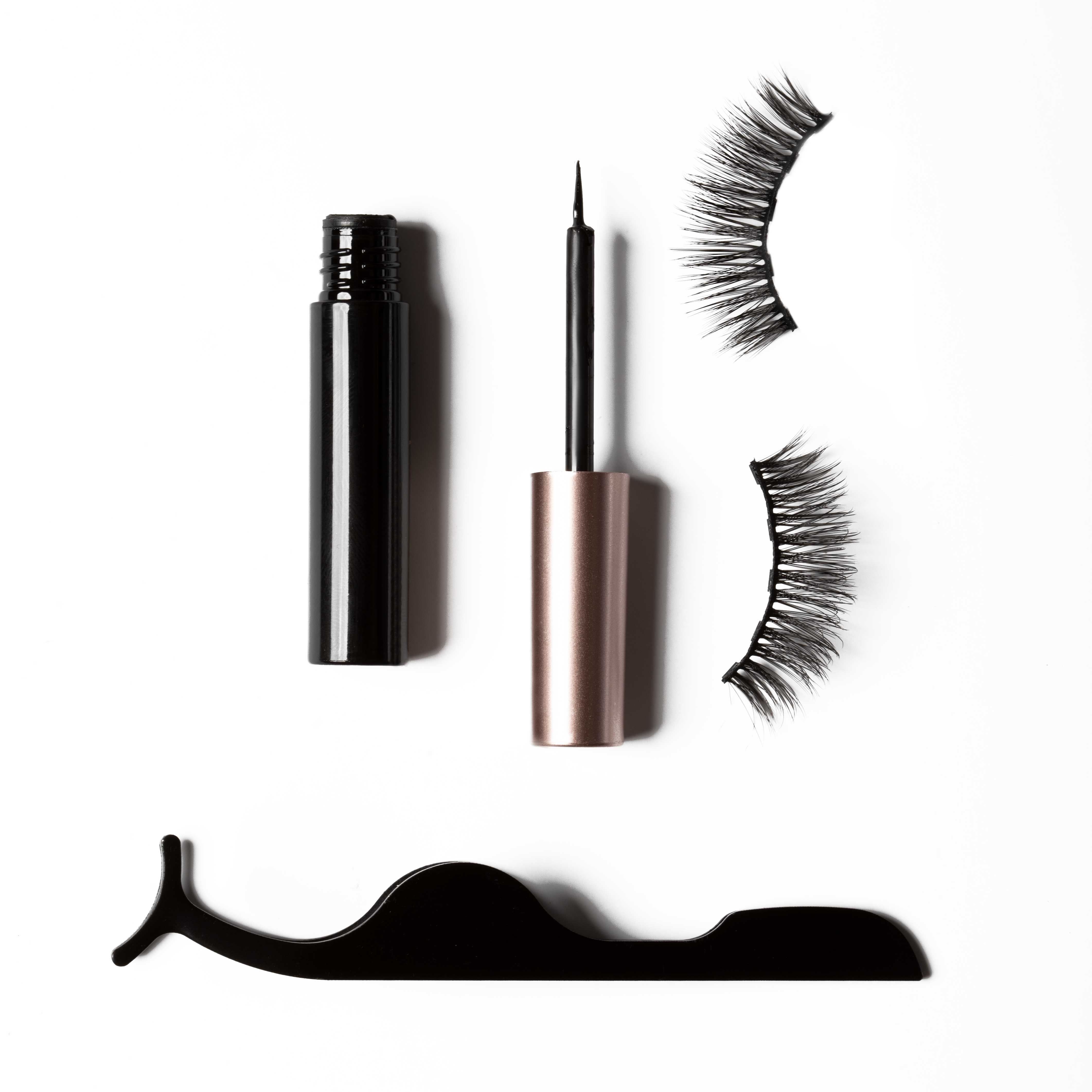 3 PAAR MAGNETISCHE KÜNSTLICHE WIMPERN 12-18-12mm-PALOMA BEAUTIES