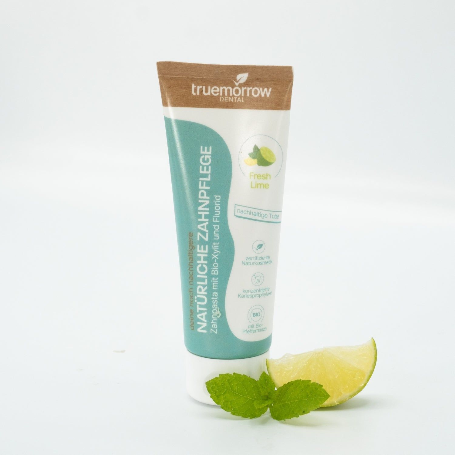 truemorrow Zahnpasta (mit Bio-Xylit und Fluorid) - Cool Mint