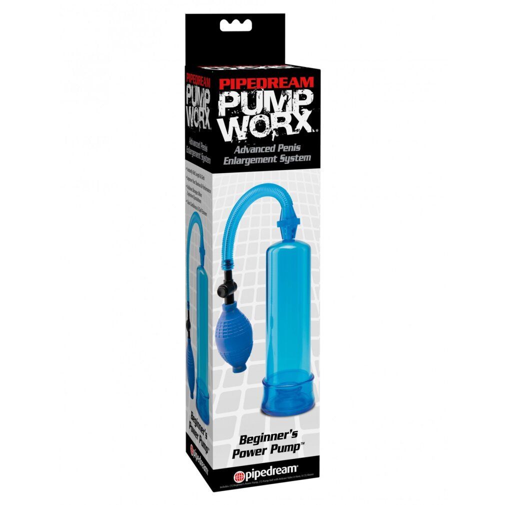 Penispumpe „Beginners Power Pump“| manuelle Pumpe, Potenztraining| Pumpset!
