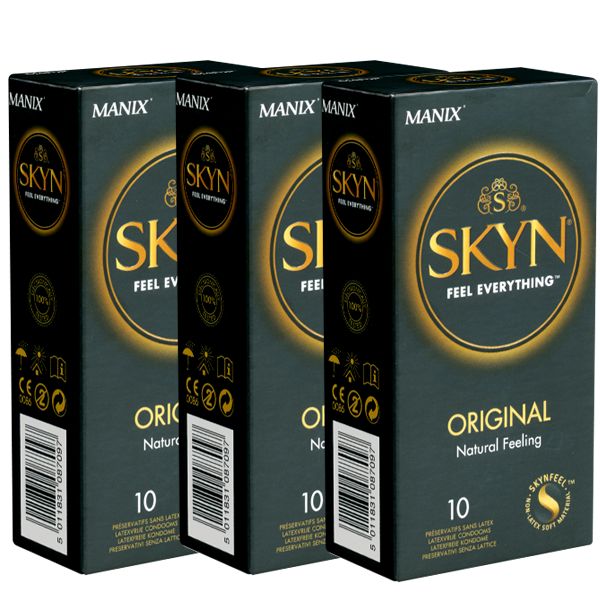 Manix SKYN *Original* Dreierpack, latexfreie Kondome