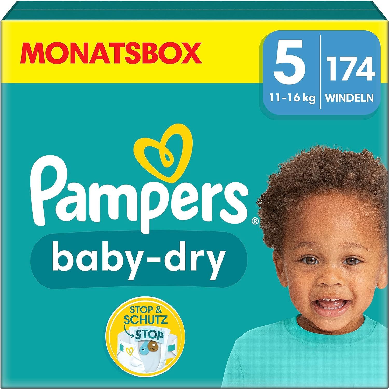 Pampers - Monatsbox "Baby Dry" Gr.5, 11-16kg