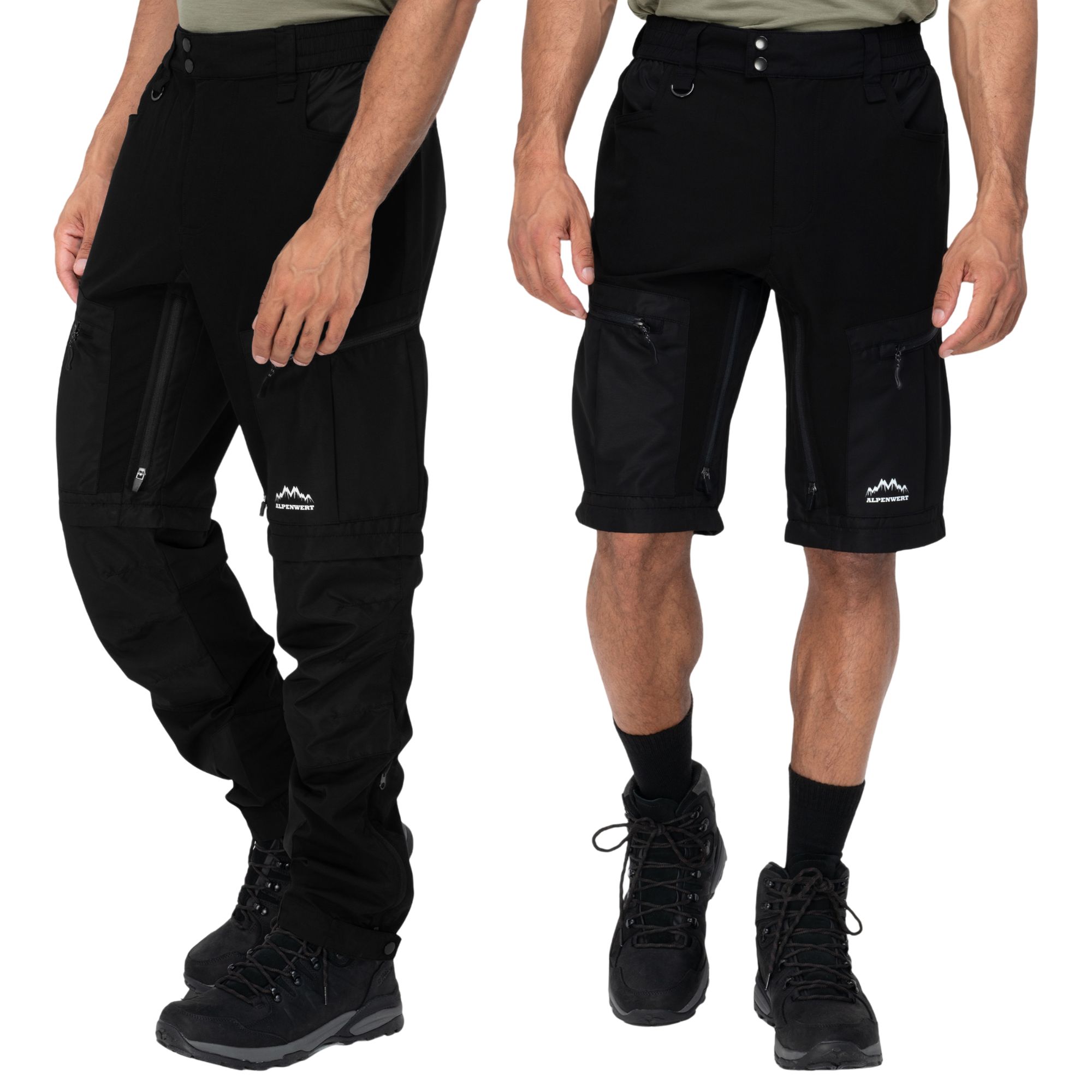 Alpenwert Wanderhose Herren Schwarz L 1 St
