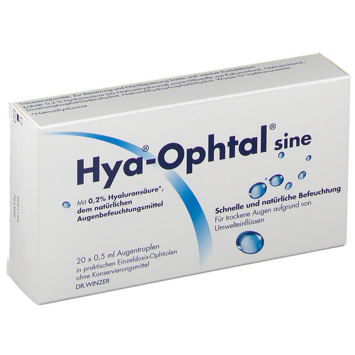 Hya®-Ophtal® sine