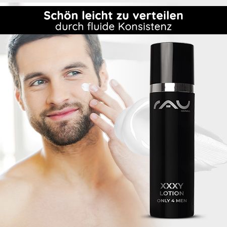 RAU Cosmetics Xxxy Lotion only 4 men Tagespflege und Aftershave in einem für Männer 50 ml Creme