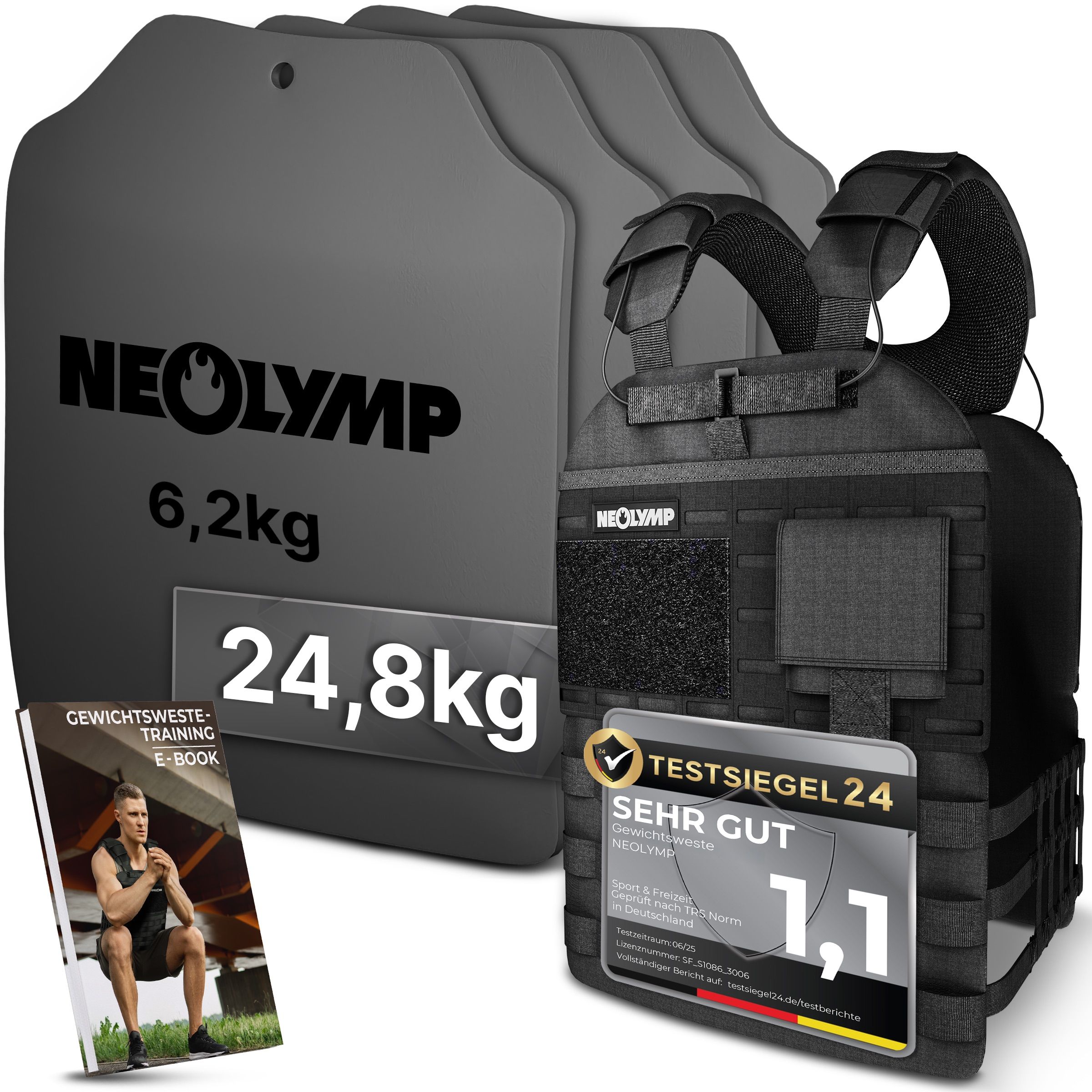 NEOLYMP Gewichtsweste 25 KG