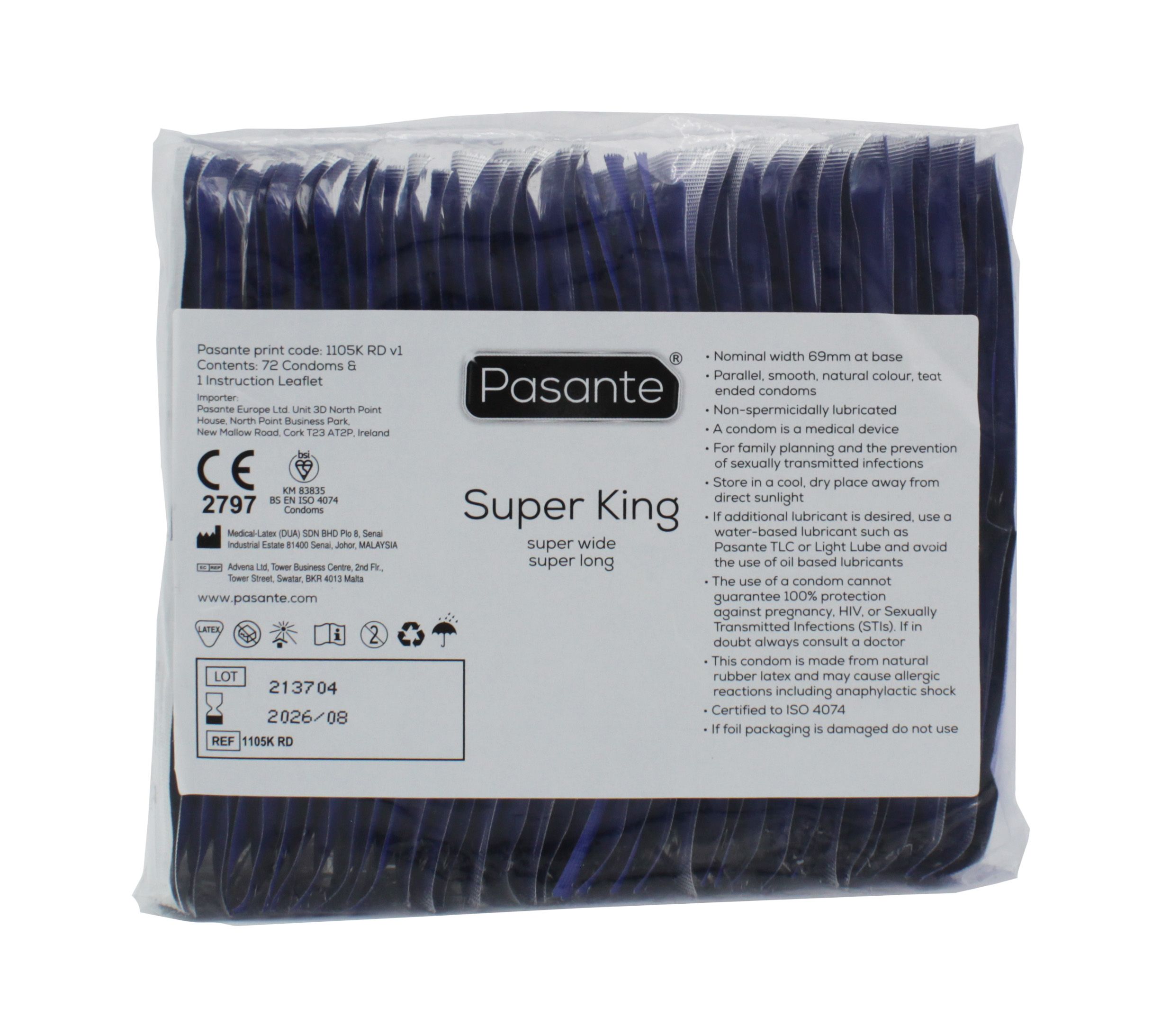 Pasante *King Size* 12 St Kondome