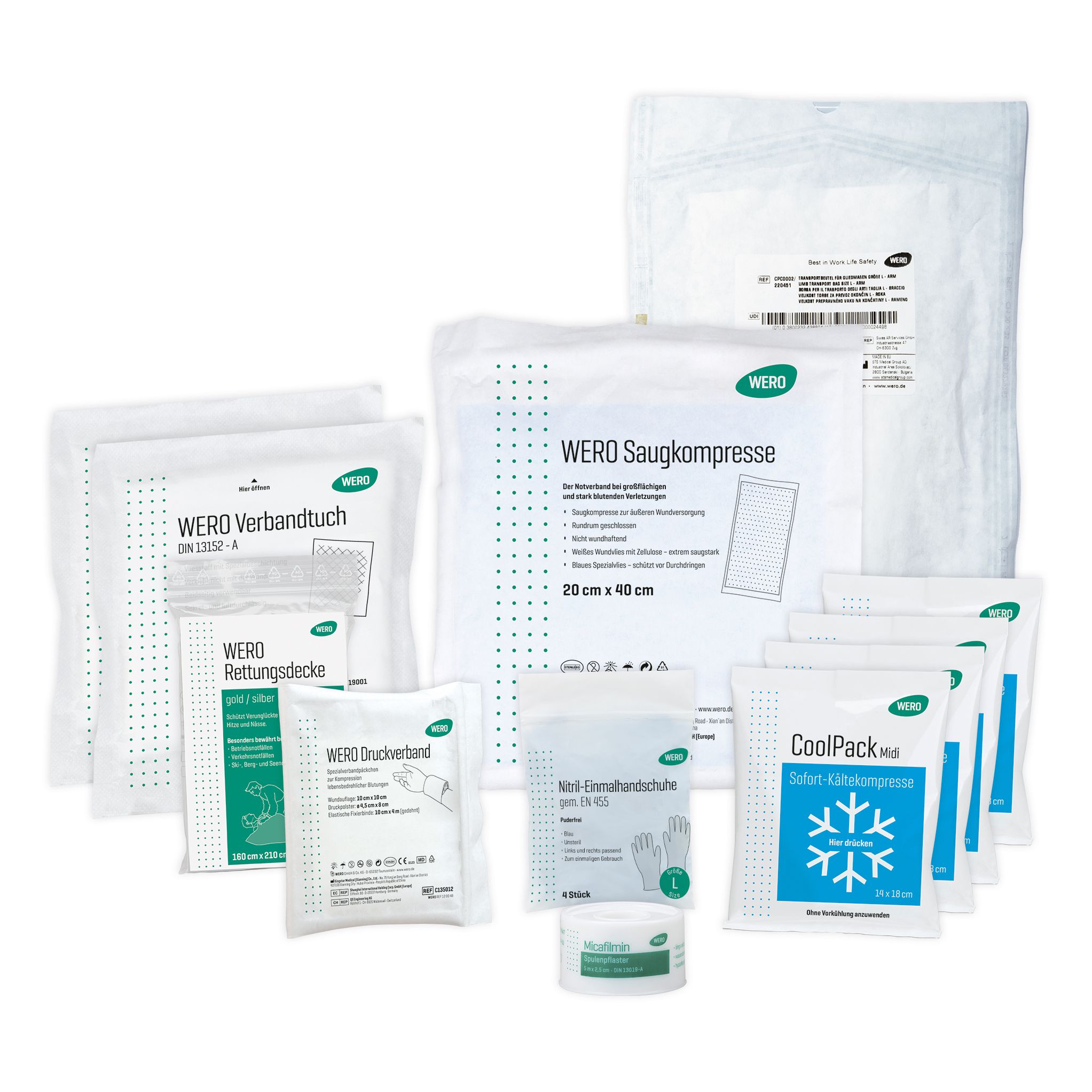 WERO Replantat Set mittel mit CoolPacks