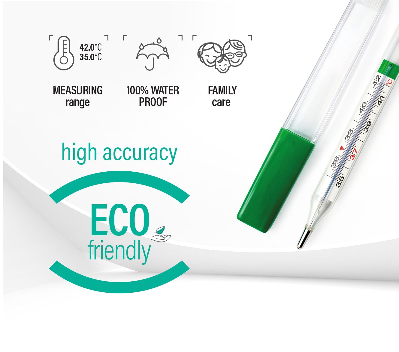 EVOLU CLASSIC Fieber-Thermometer (quecksilberfrei)