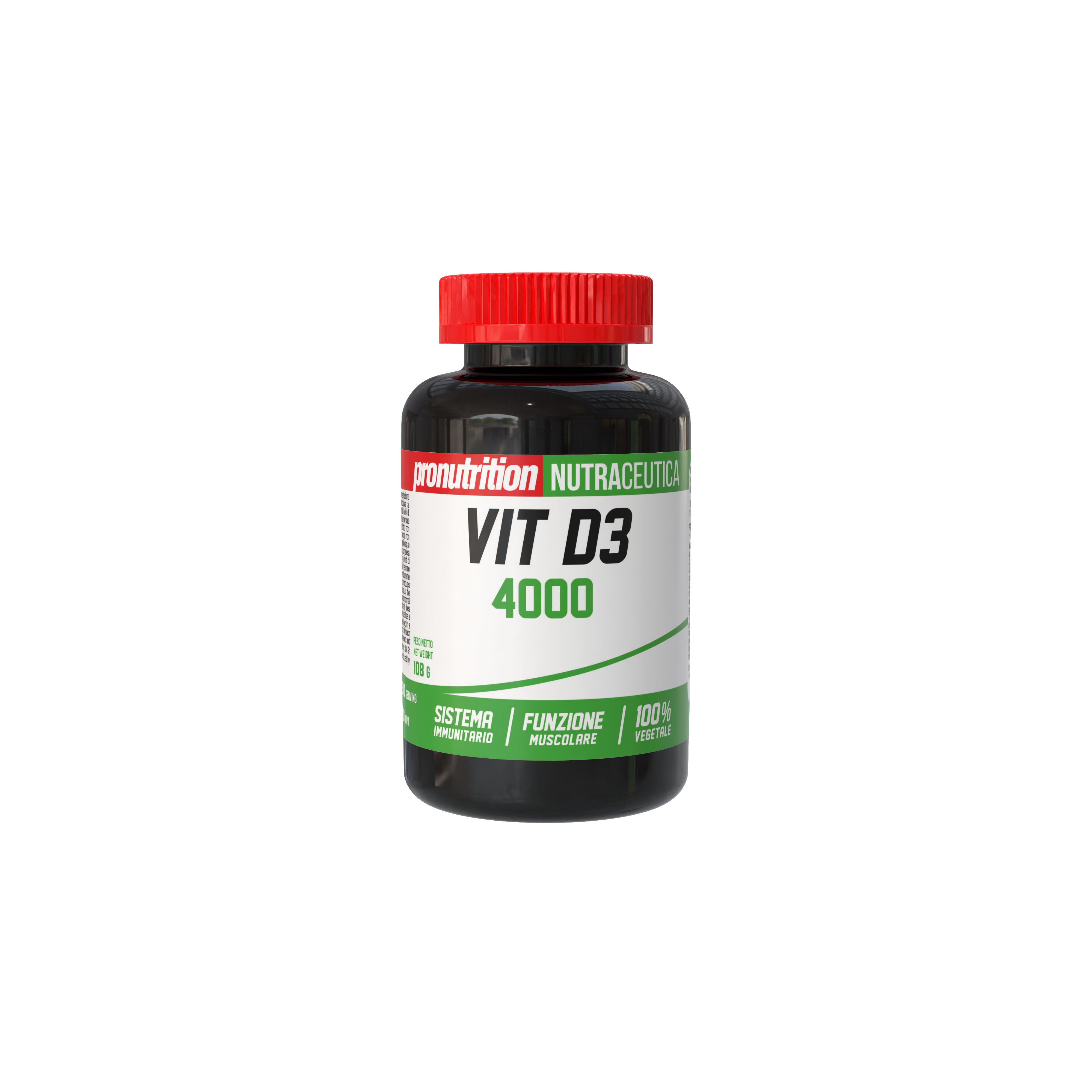 Pronutrition Integratore Vitamina D3 4000 UI (120 compresse) per Ossa, Muscoli e Sistema Immunitario