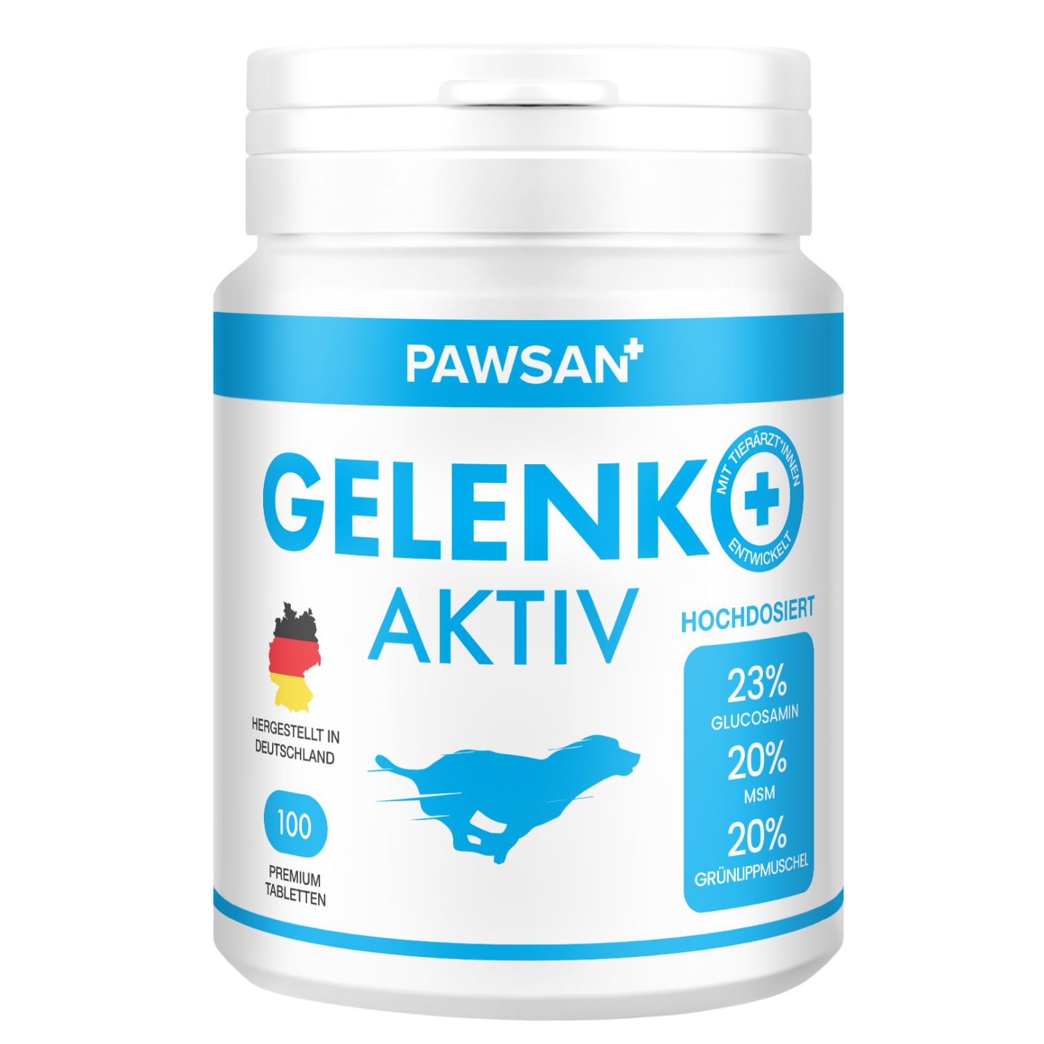 Pawsan® Premium Gelenktabletten Hund - Hochdosiert 100 St Tabletten