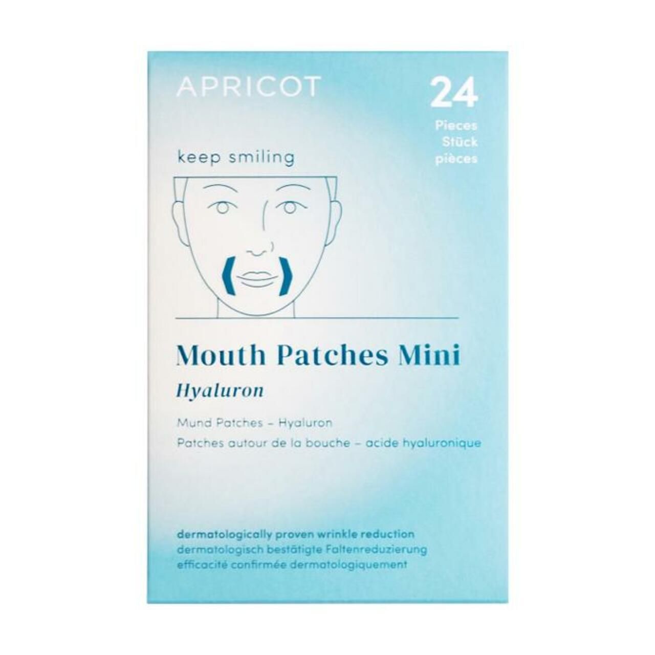 APRICOT Mund Patches Mit Hyaluron - 24 St MINI PACK