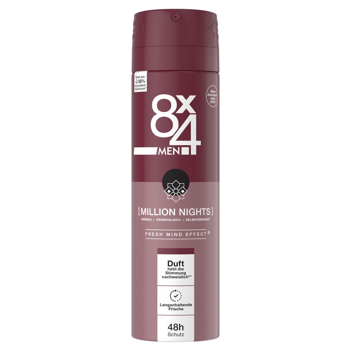 8x4 MEN Deo Spray Million Nights