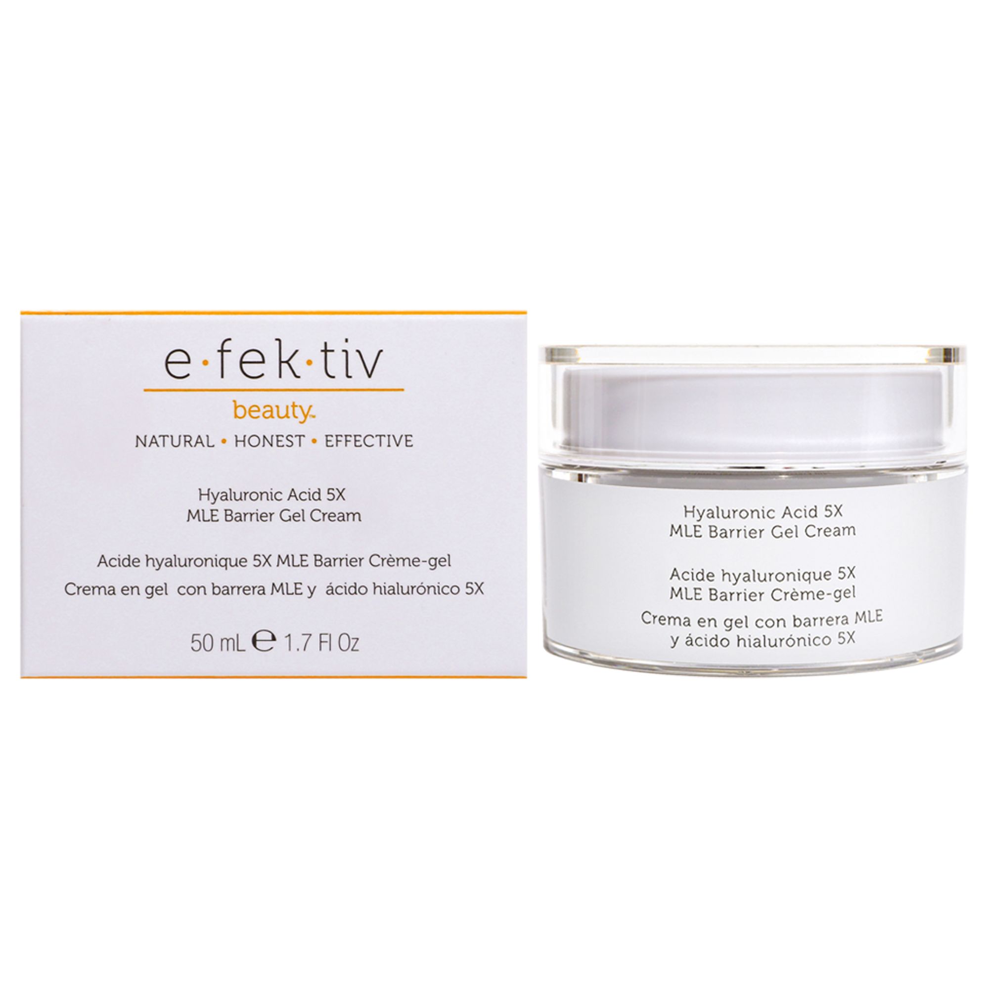 Hyaluronic Acid 5X MLE Barrier Gel Cream by e.fek.tiv for Unisex 50,28 ml