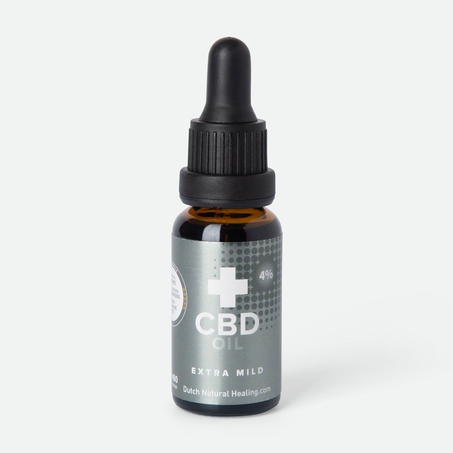 Dutch Natural Healing® CBD Öl 4% - Extra Mild 1 St Tropfen