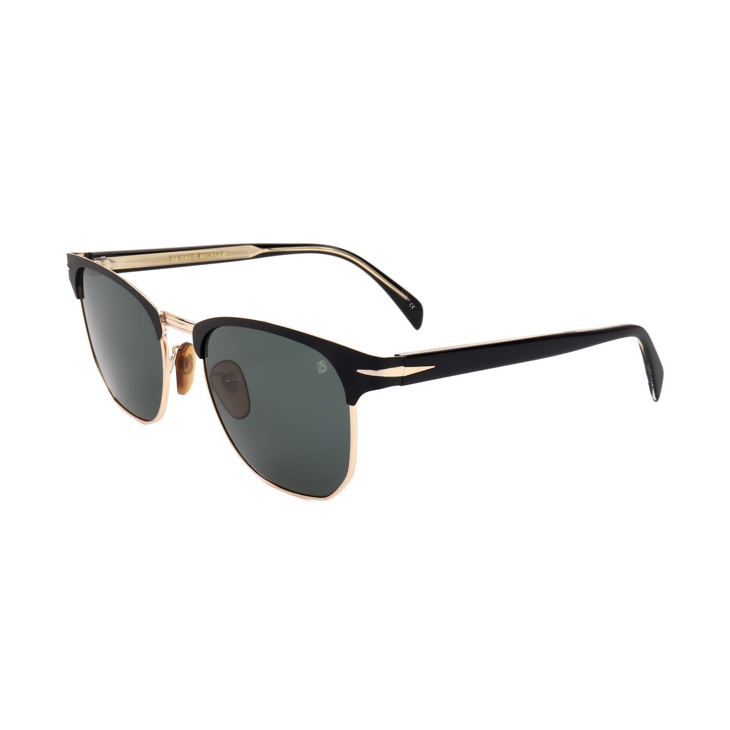David Beckham occhiali da sole uomo DB 7057/F/S black gold-coloured