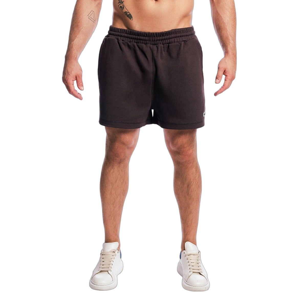 GymBeam Herren Shorts Oversized mit Kordelzug in Tee Braun 1 St