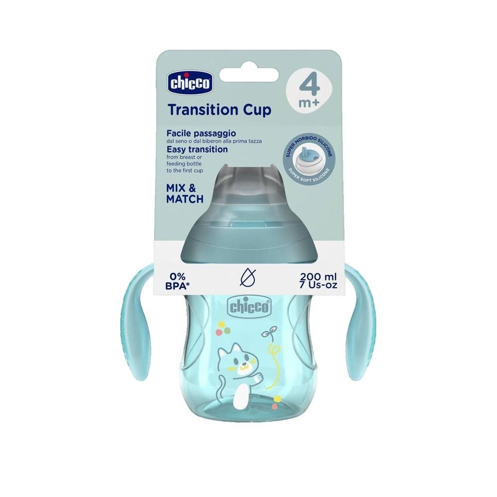 Chicco Trinklernbecher, Türkis, 200 ml