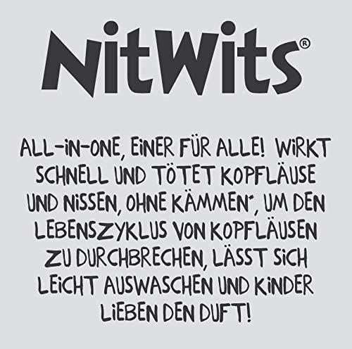 NitWits Läusemittel Kopfläuse - All-In-One Läuse Abwehrspray gegen Läuse und Nissen