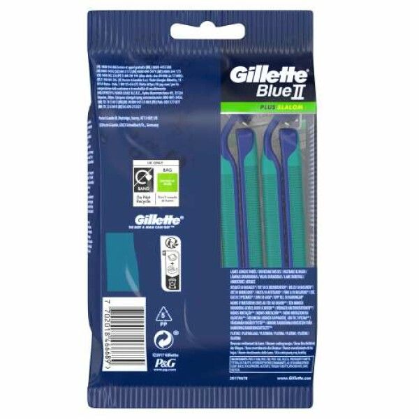 Gillette Blue II Plus Slalom Einwegrasierer 10er 10 St