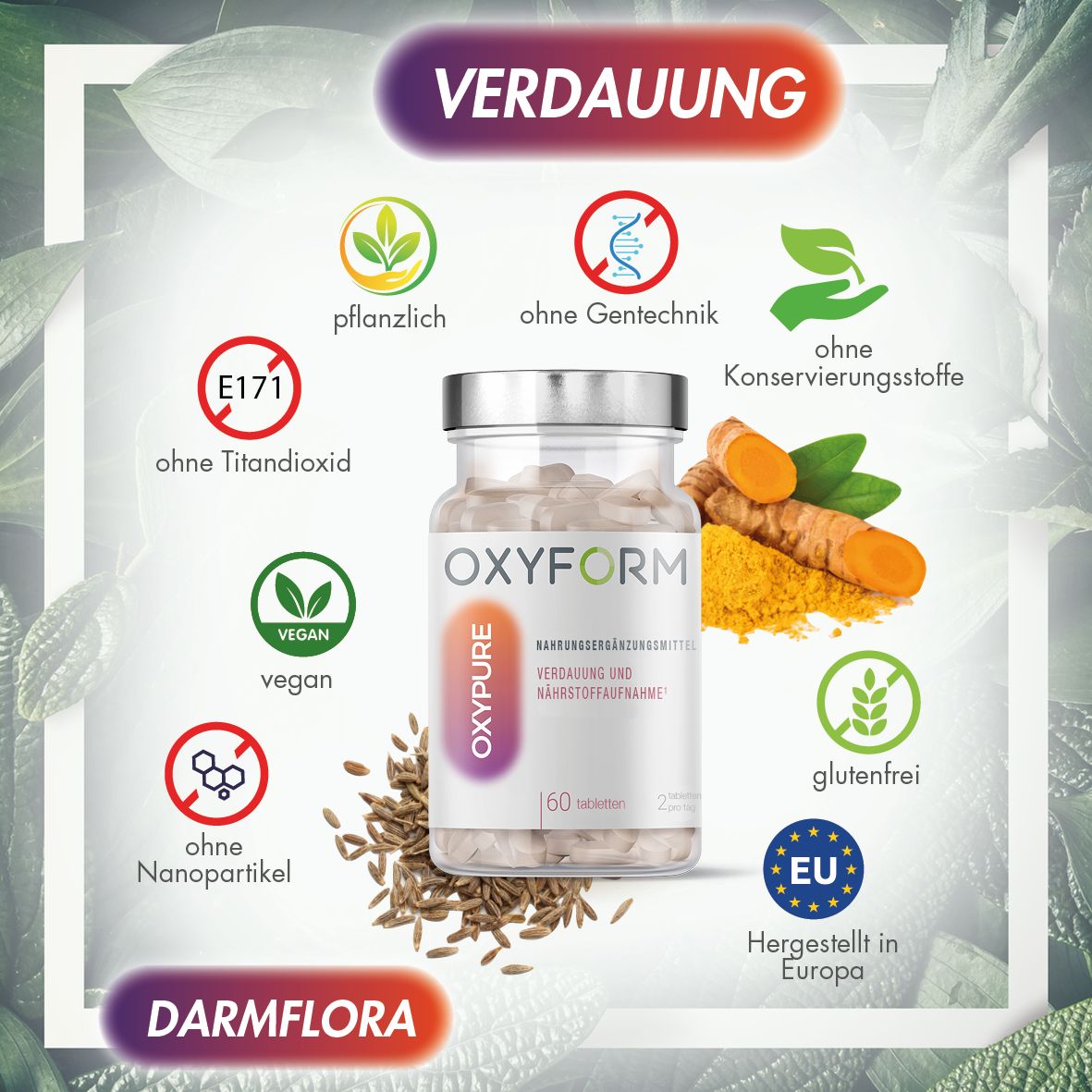 Oxyform Verdauungsfördernd Oxypure Tabletten