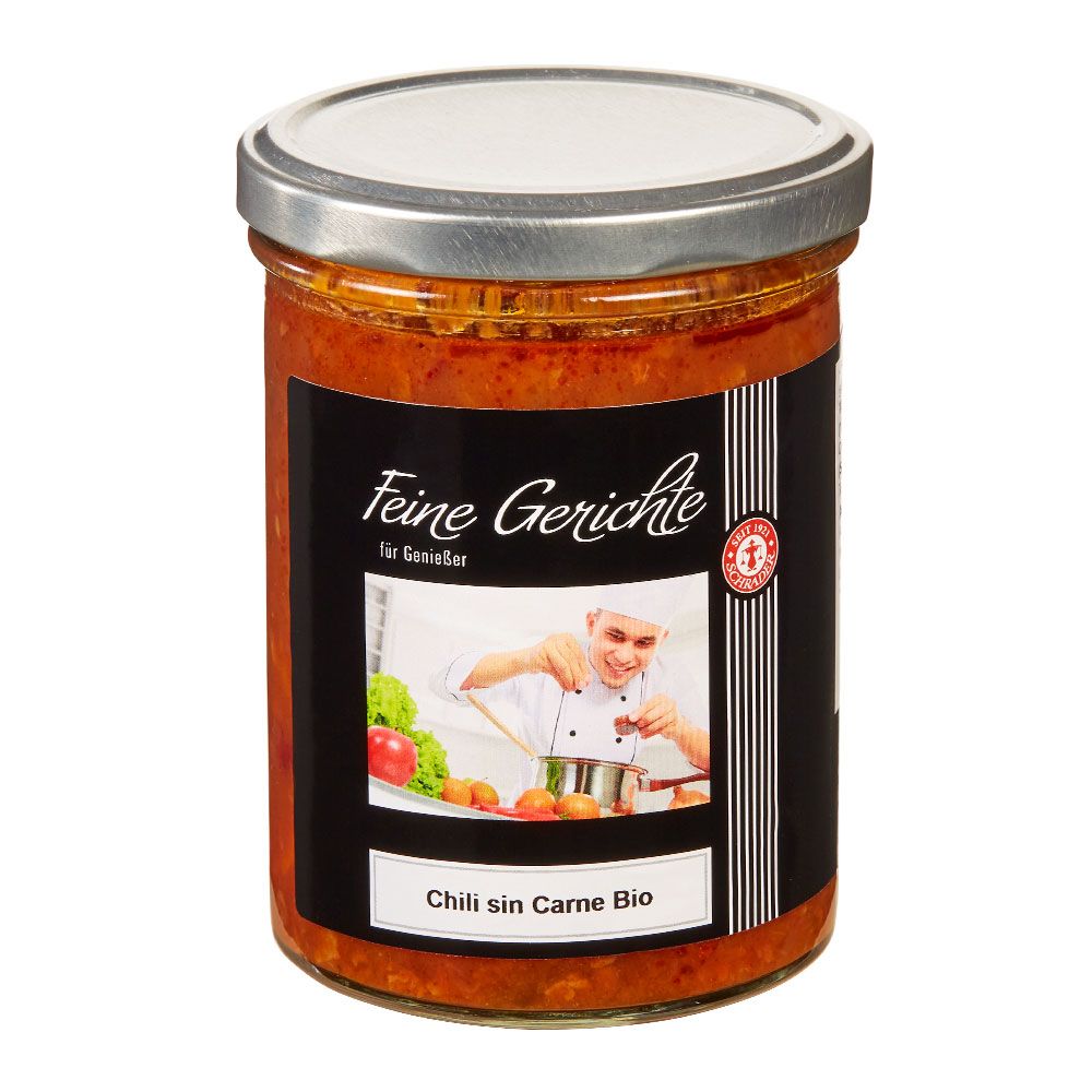 Schrader Chili sin Carne Bio, vegan