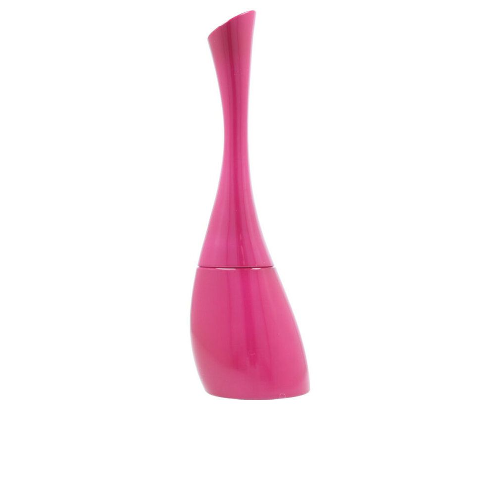 Pinkfarbene Kenzo Amour Eau de Parfum Flasche, geschwungene Form.